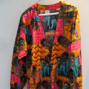 Tribal scrub jacket